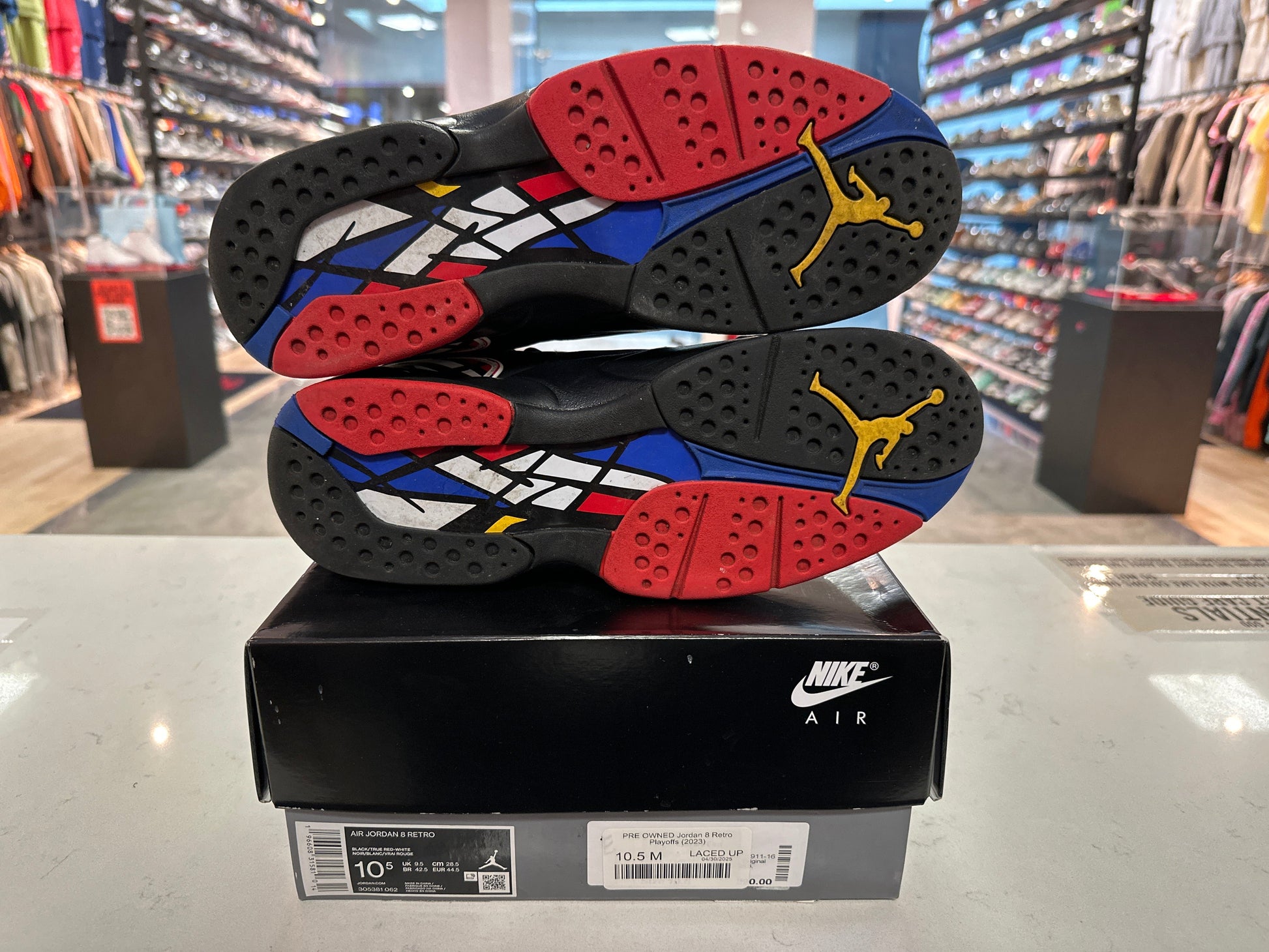 PRE OWNED Jordan 8 Retro Playoffs (2023)