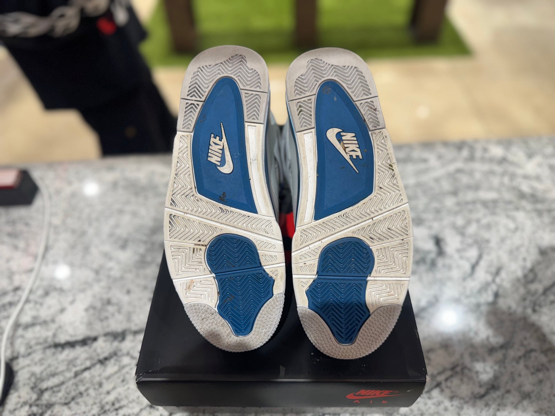 PRE OWNED Jordan 4 Retro Military Blue (2024)