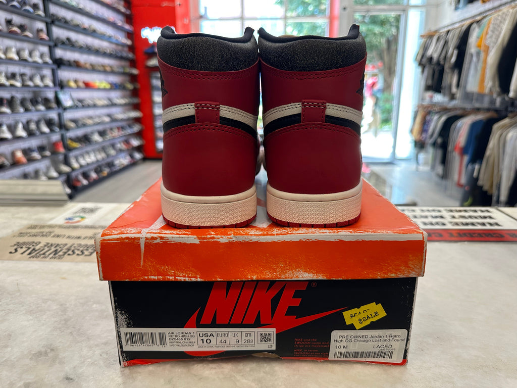 PRE OWNED Jordan 1 Retro High OG Chicago Lost and Found