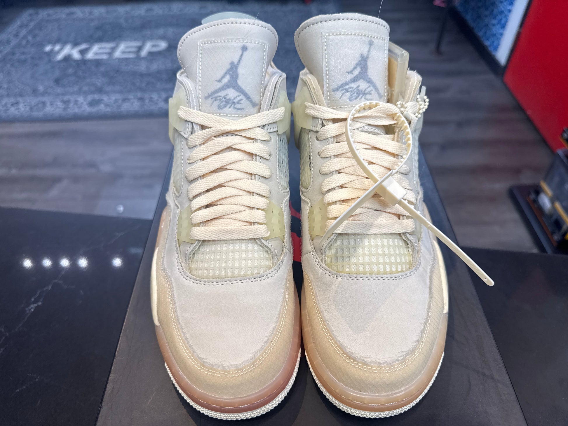 Jordan 4 Retro Off-White Sail (Women's) Conditonal