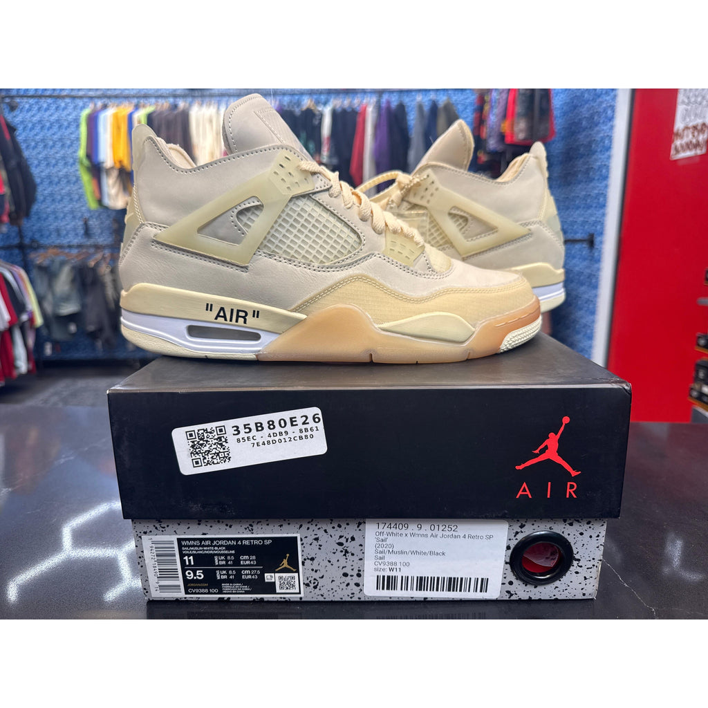 Jordan 4 Retro Off-White Sail (Women's) Conditonal