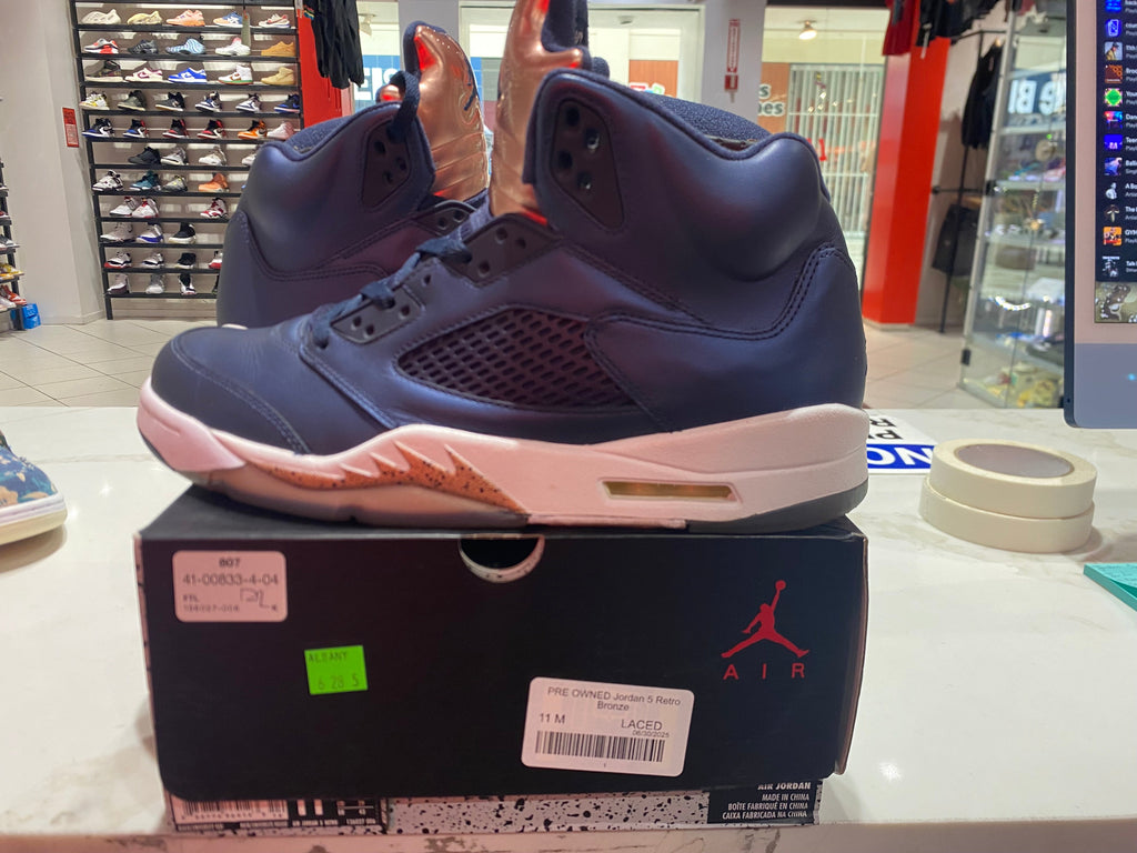 PRE OWNED Jordan 5 Retro Bronze
