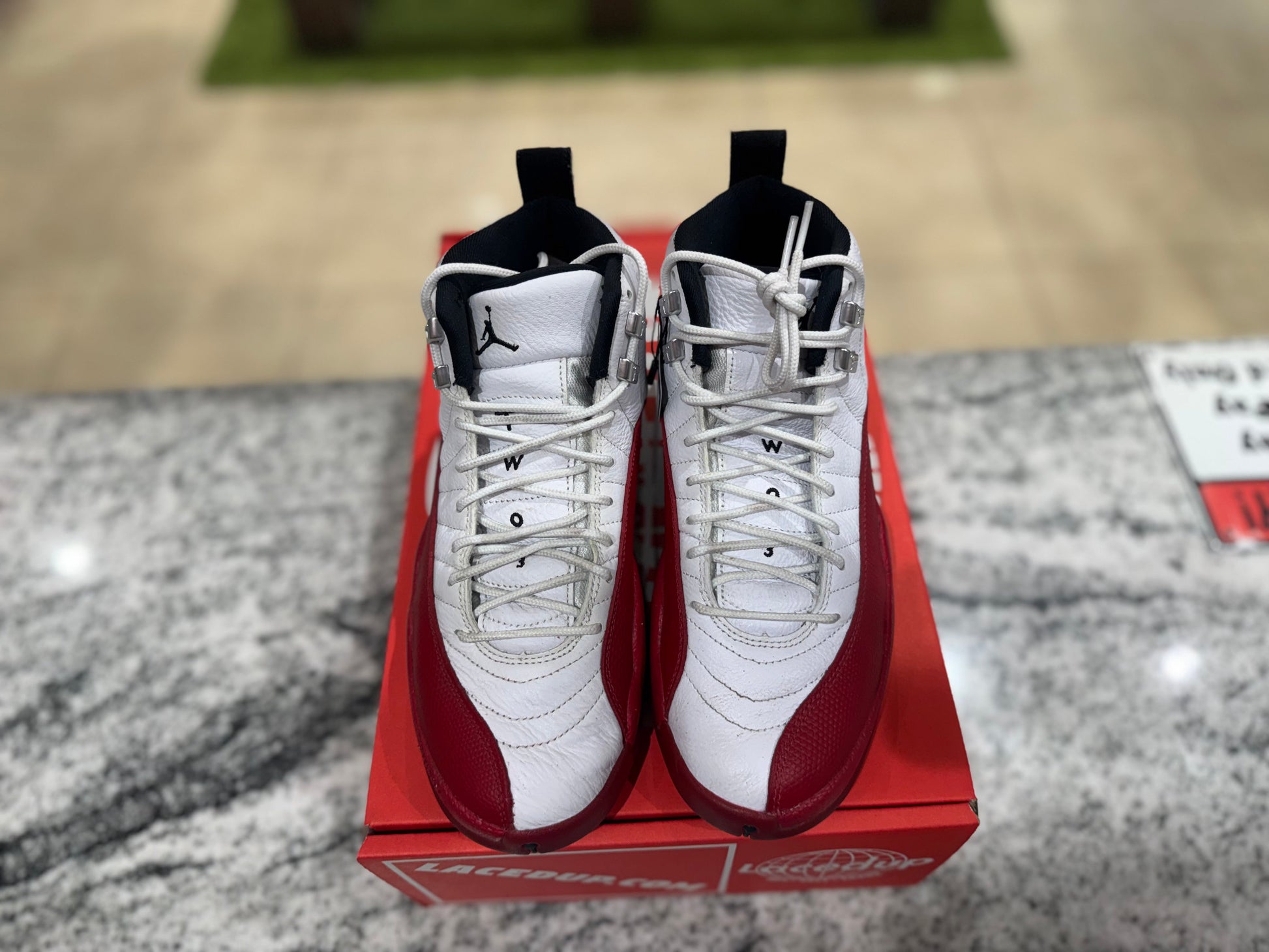 PRE OWNED Jordan 12 Retro Cherry (2023) NO BOX