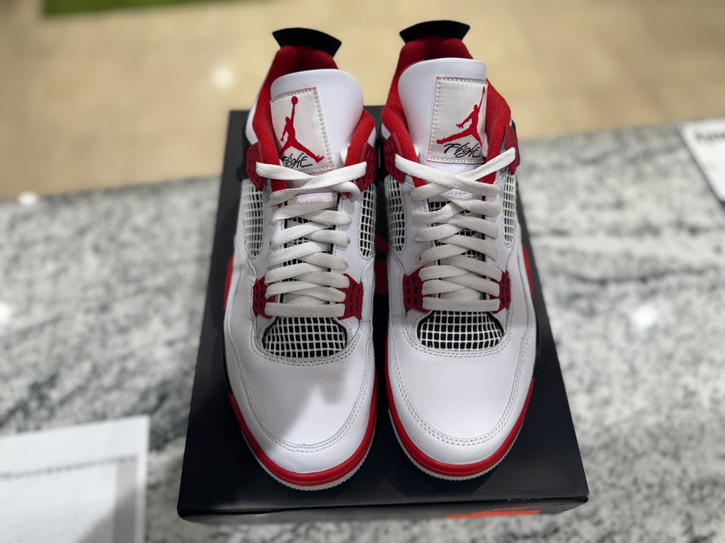 PRE OWNED Air Jordan Retro 4 “Fire Red”