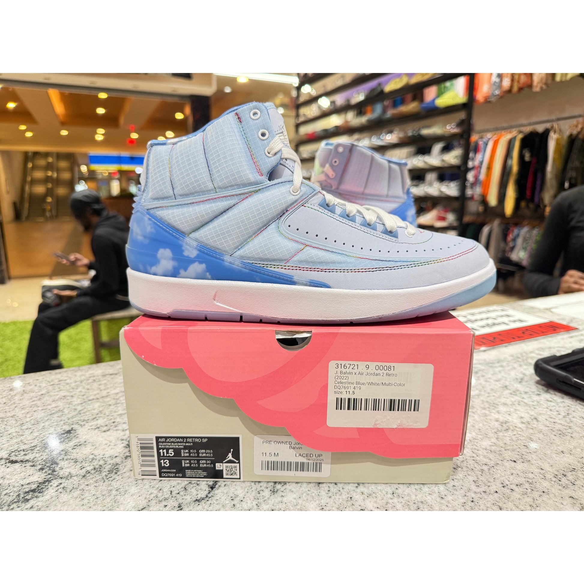 PRE OWNED Jordan 2 Retro J Balvin
