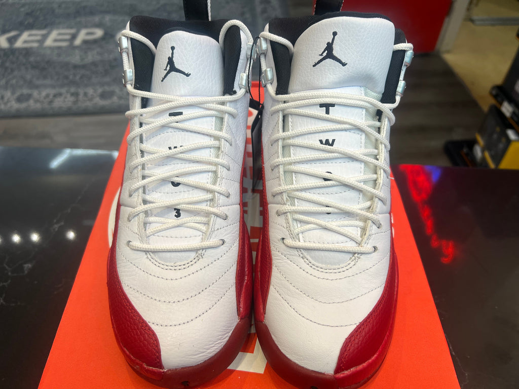 PRE OWNED Jordan 12 Retro Cherry (2023) (GS) NO BOX