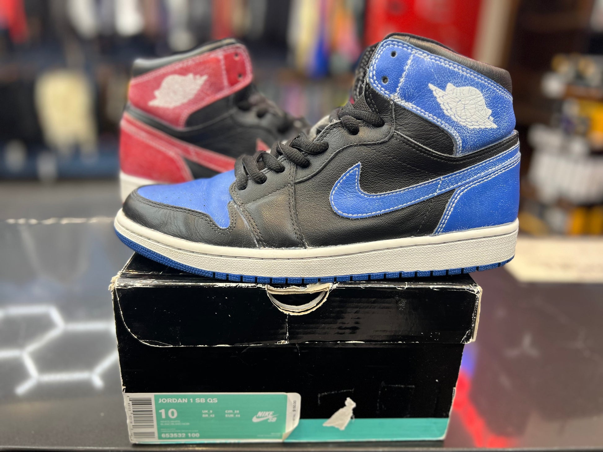 PRE OWNED Jordan 1 SB Lance Mountain Whitee