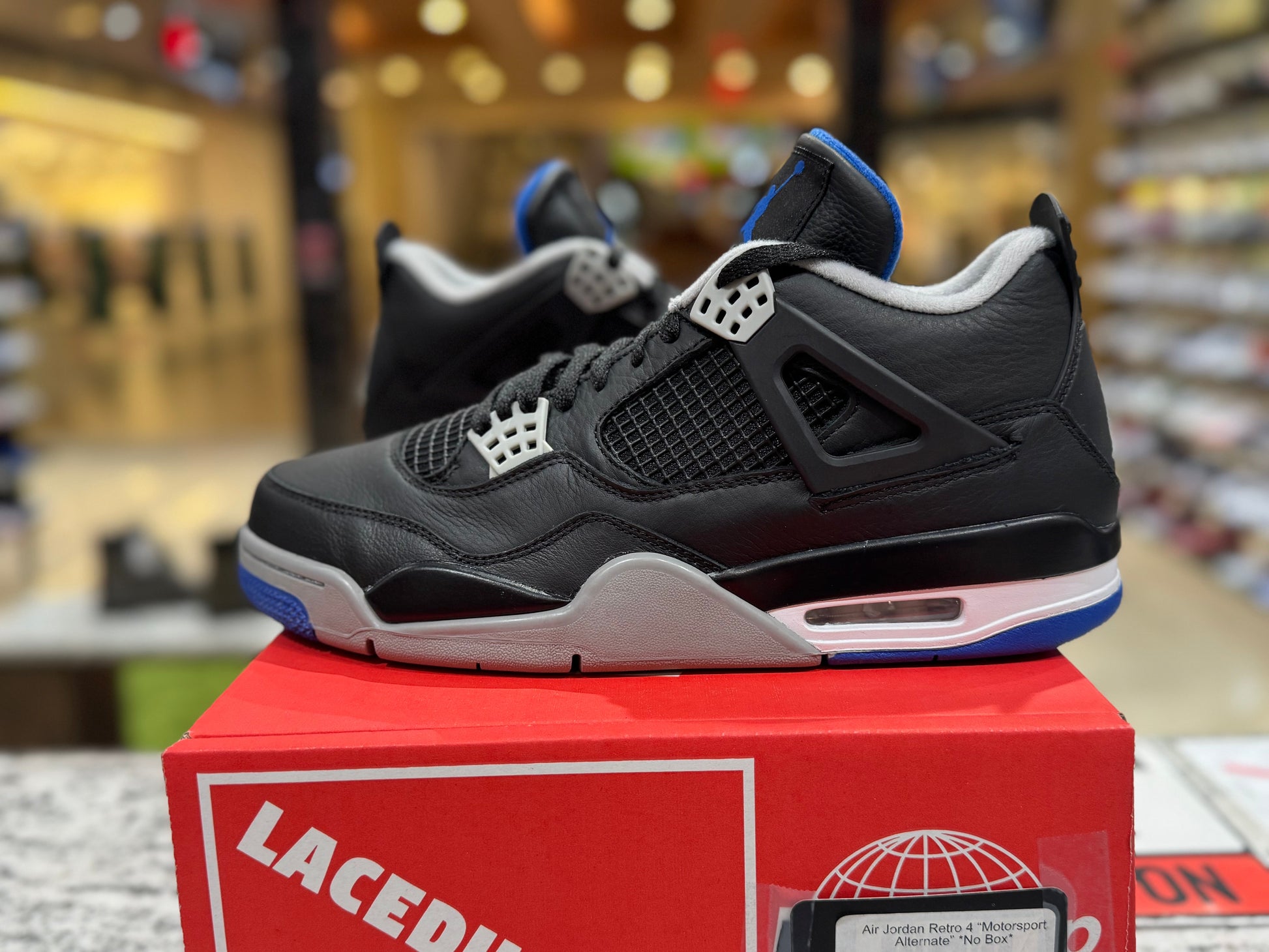 Air Jordan Retro 4 “Motorsport Alternate” *No Box*