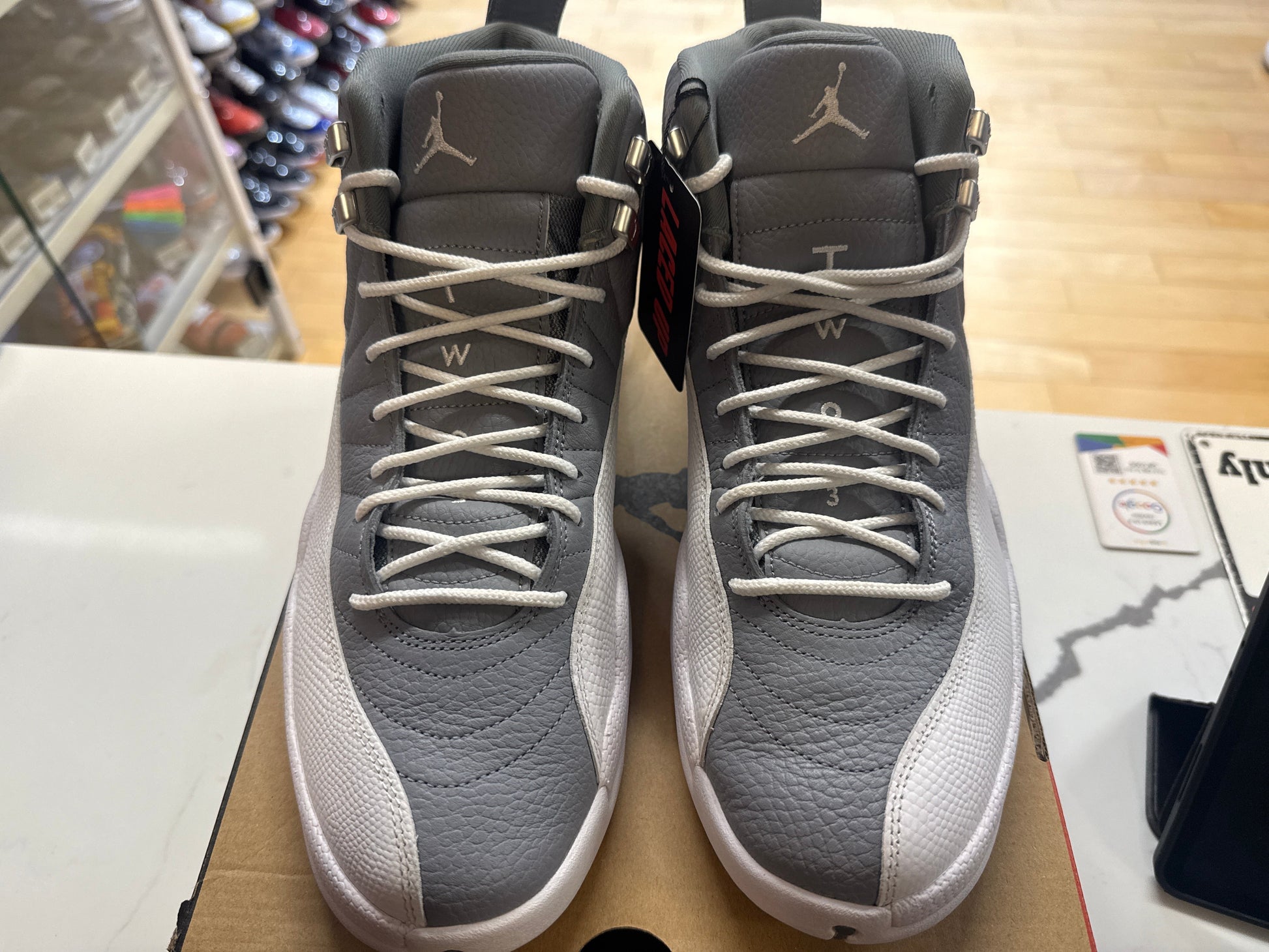 PRE OWNED Jordan 12 Retro Stealth