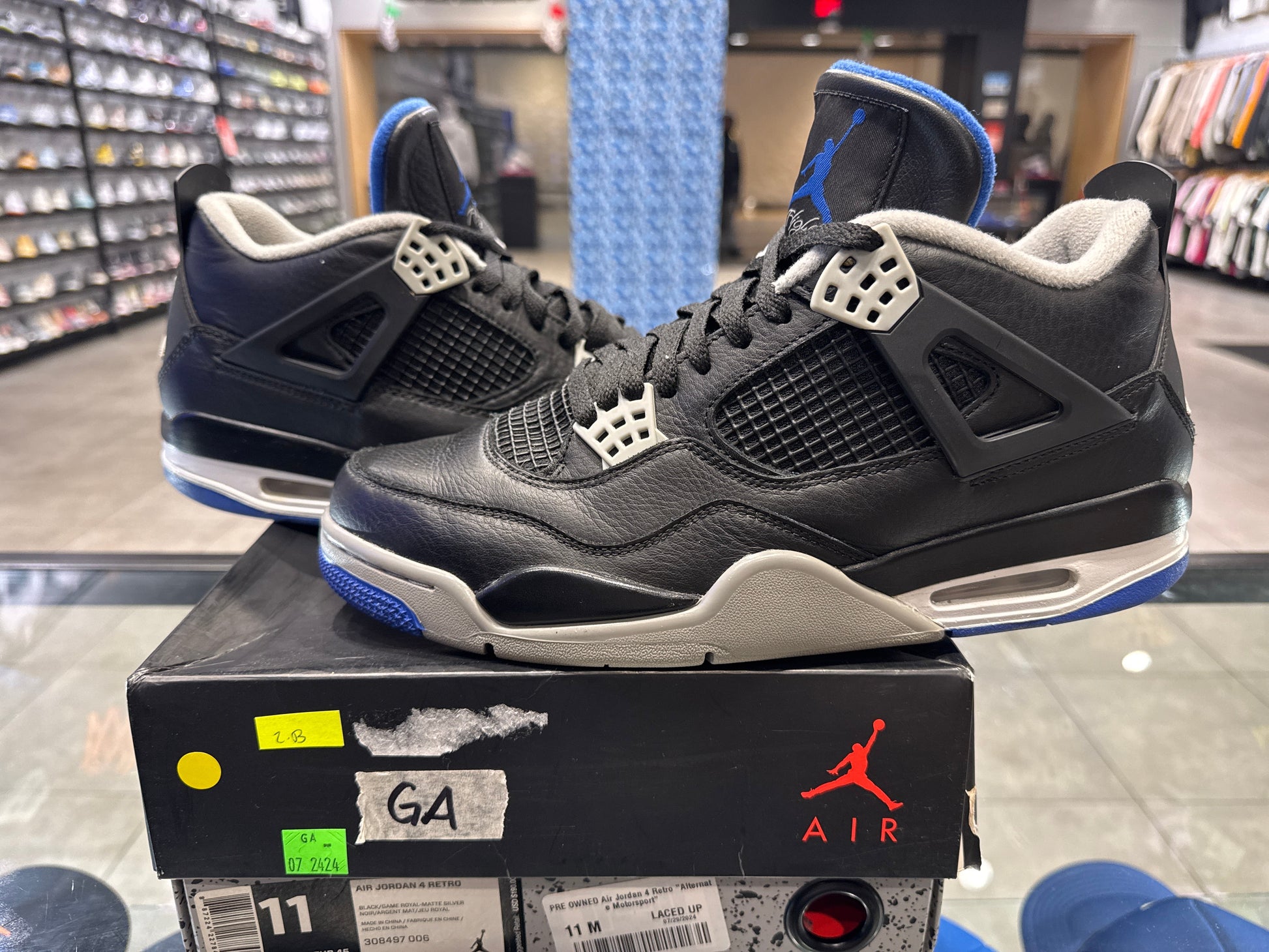 PRE OWNED Air Jordan 4 Retro "Alternate Motorsport"