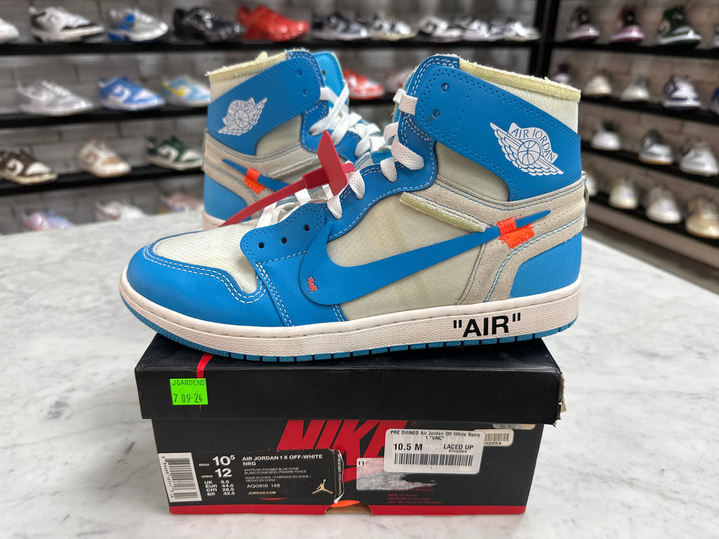 PRE OWNED Air Jordan Off White Retro 1 "UNC"
