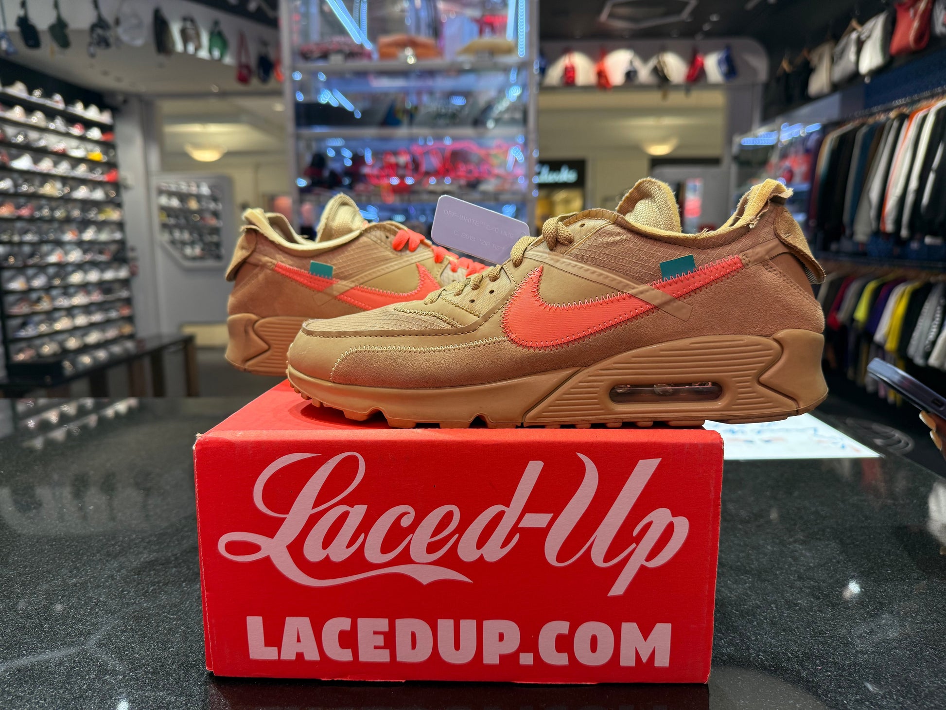 PRE OWNED Nike Air Max 90 Off-White Desert Ore