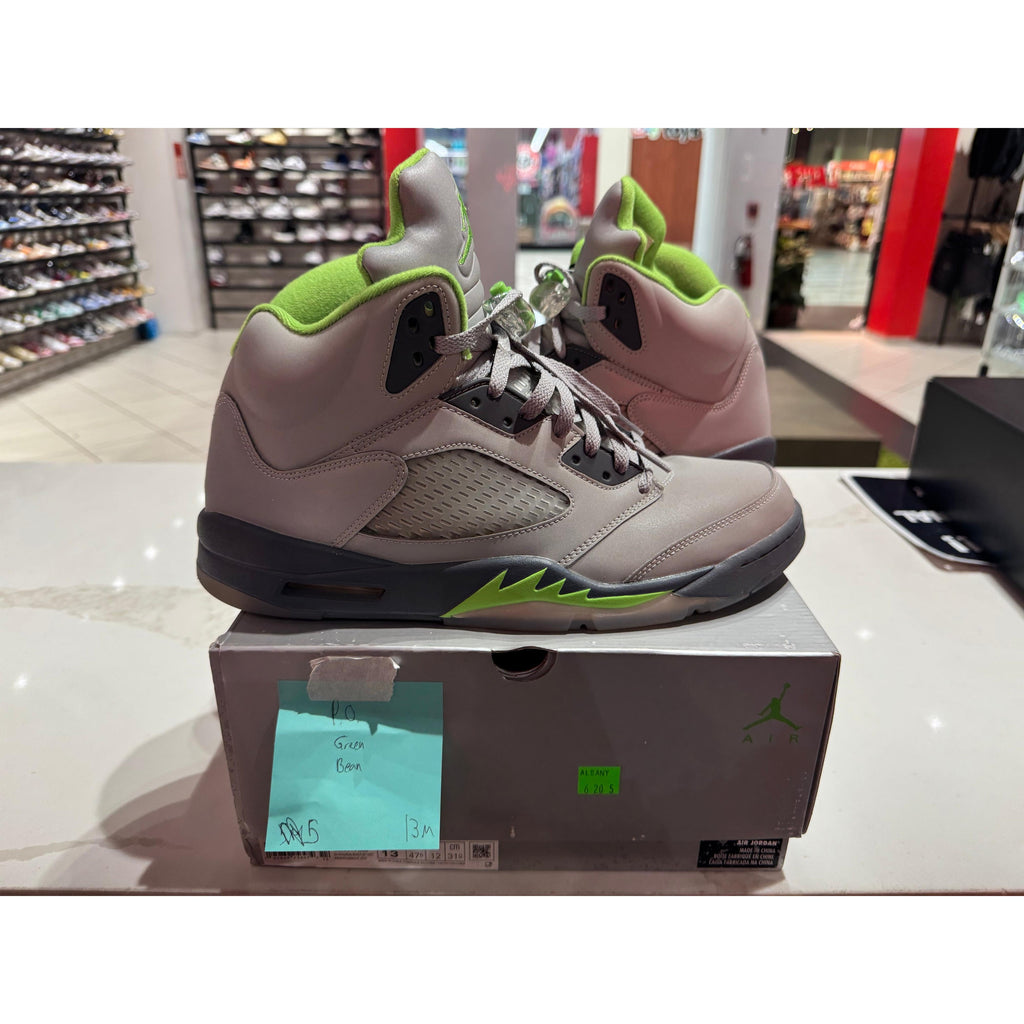 PRE OWNED Jordan 5 Retro Green Bean (2022)