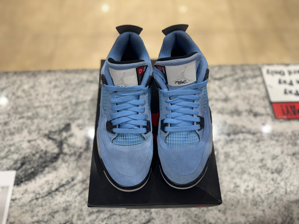 PRE OWNED Jordan 4 Retro University Blue (GS)