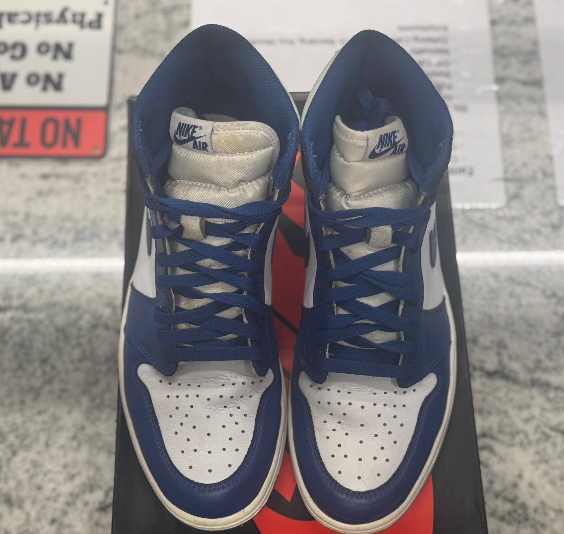PRE OWNED Air Jordan Retro 1  OG "Storm Blue"