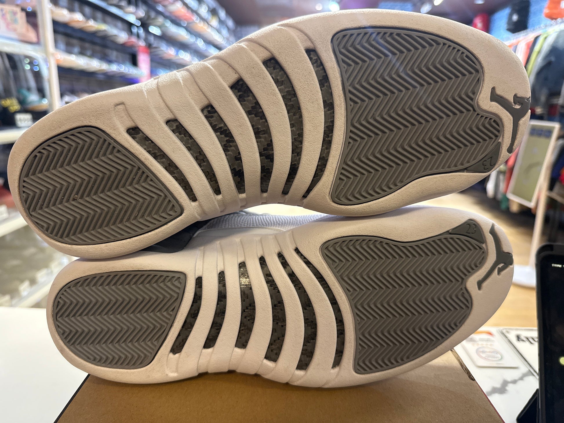 PRE OWNED Jordan 12 Retro Stealth