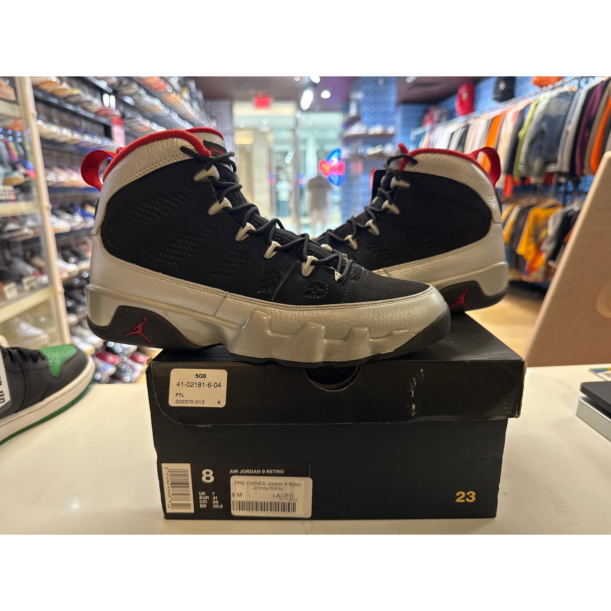 PRE OWNED Jordan 9 Retro Johnny Kilroy