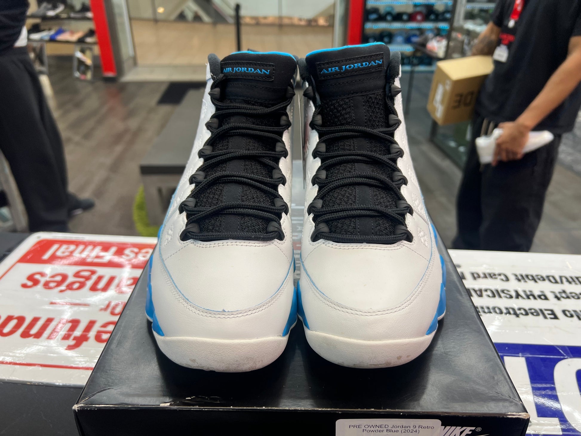 PRE OWNED Jordan 9 Retro Powder Blue (2024)