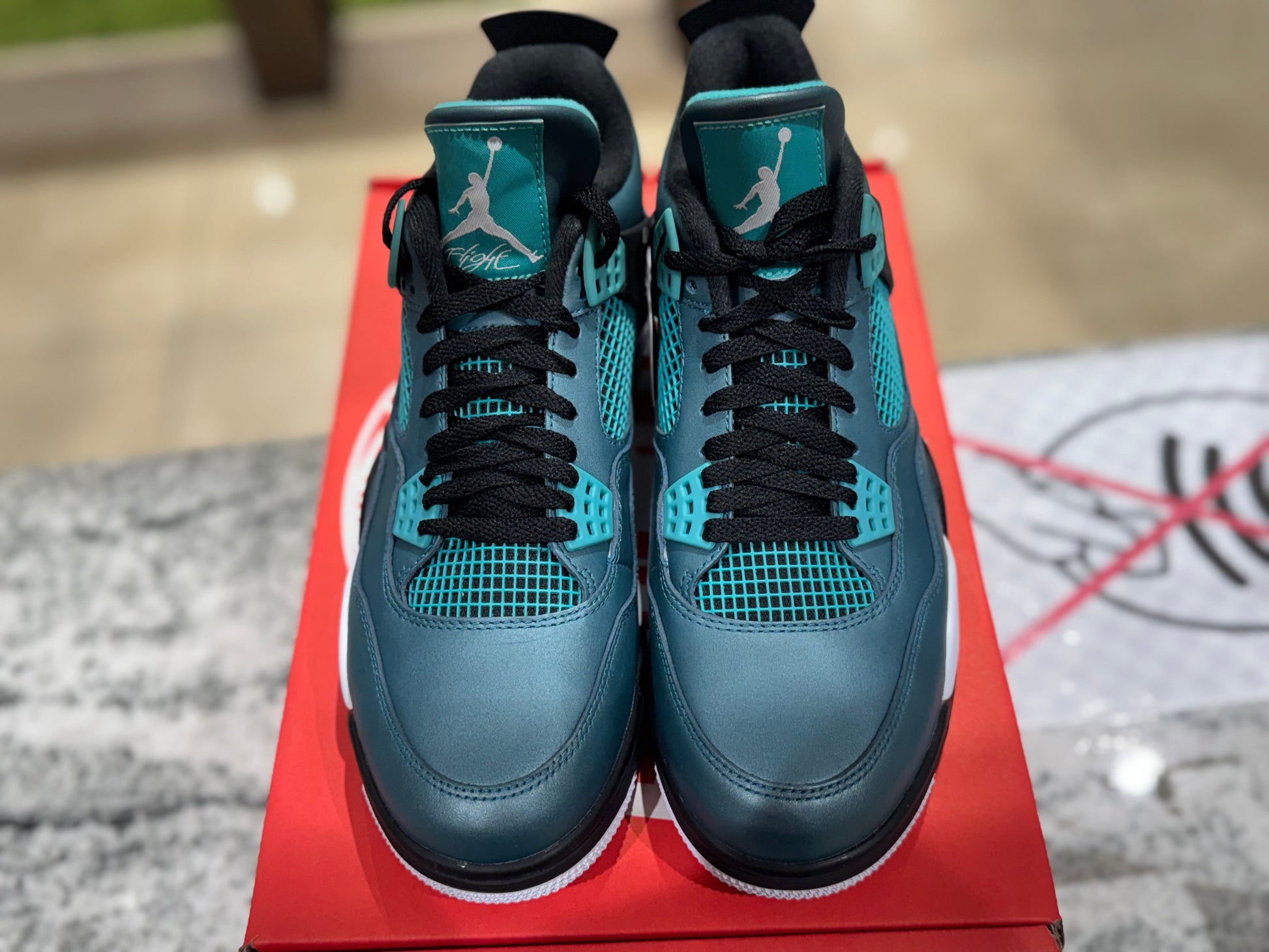 Air Jordan Retro 4 “Teal” *No Box*