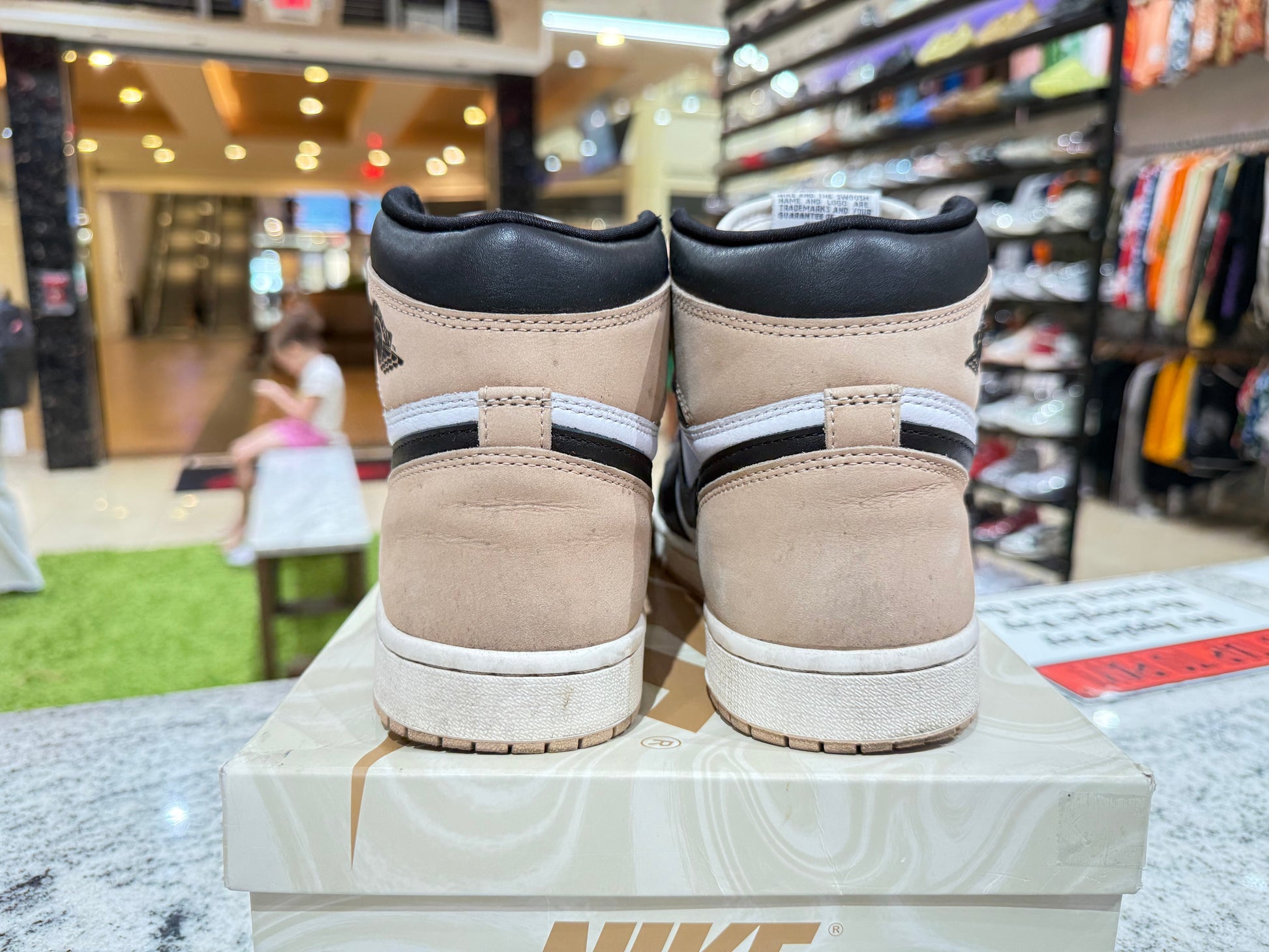 PRE OWNED Jordan 1 Retro High OG Latte (Women's)