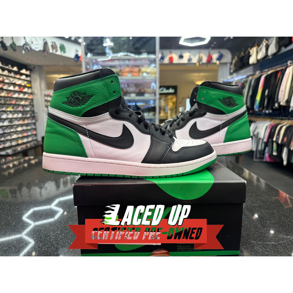 PRE OWNED Jordan 1 Retro High OG Lucky Green