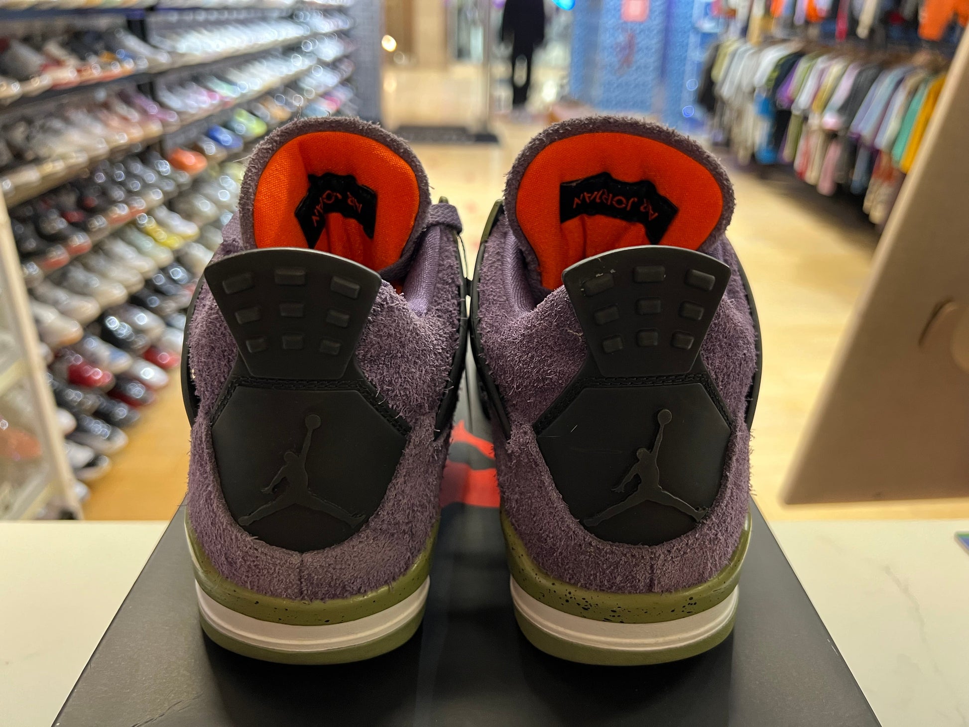 PRE OWNED Jordan 4 Retro Canyon Purple (Women's)