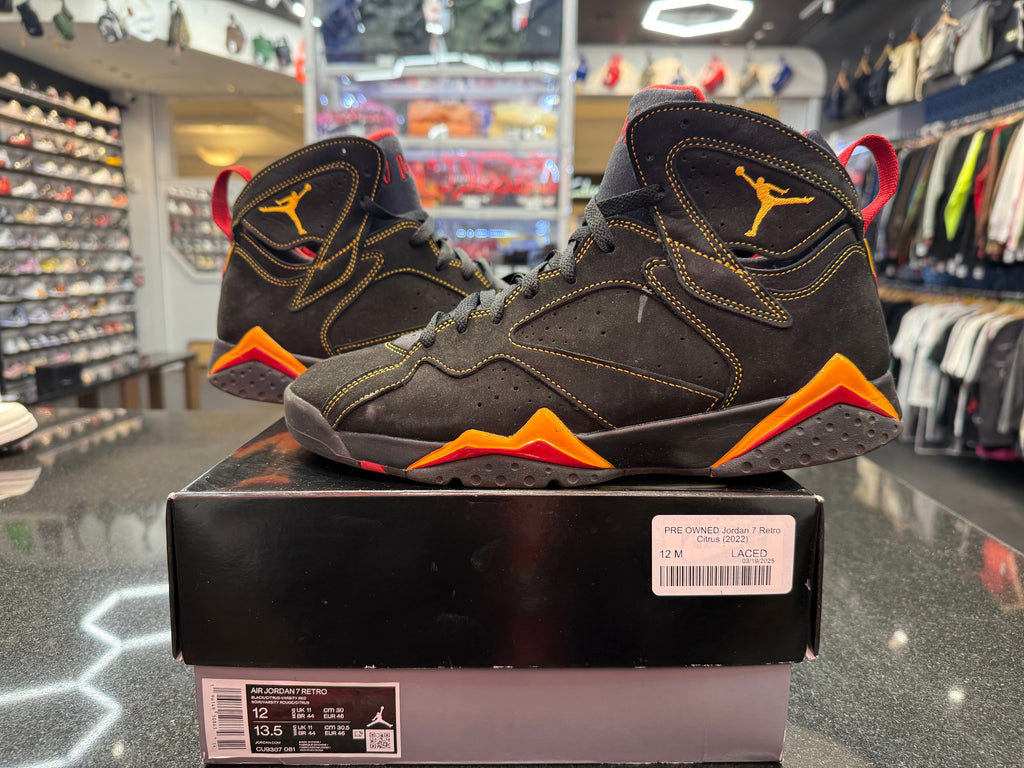 PRE OWNED Jordan 7 Retro Citrus (2022)