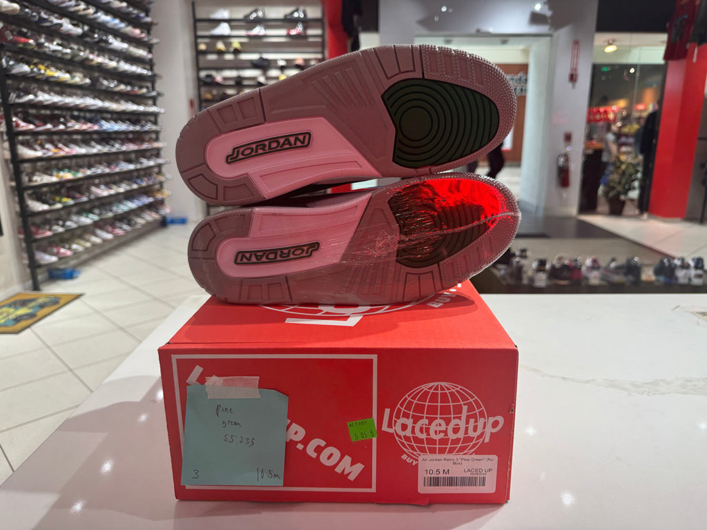 Air Jordan Retro 3 "Pine Green" (No Box)