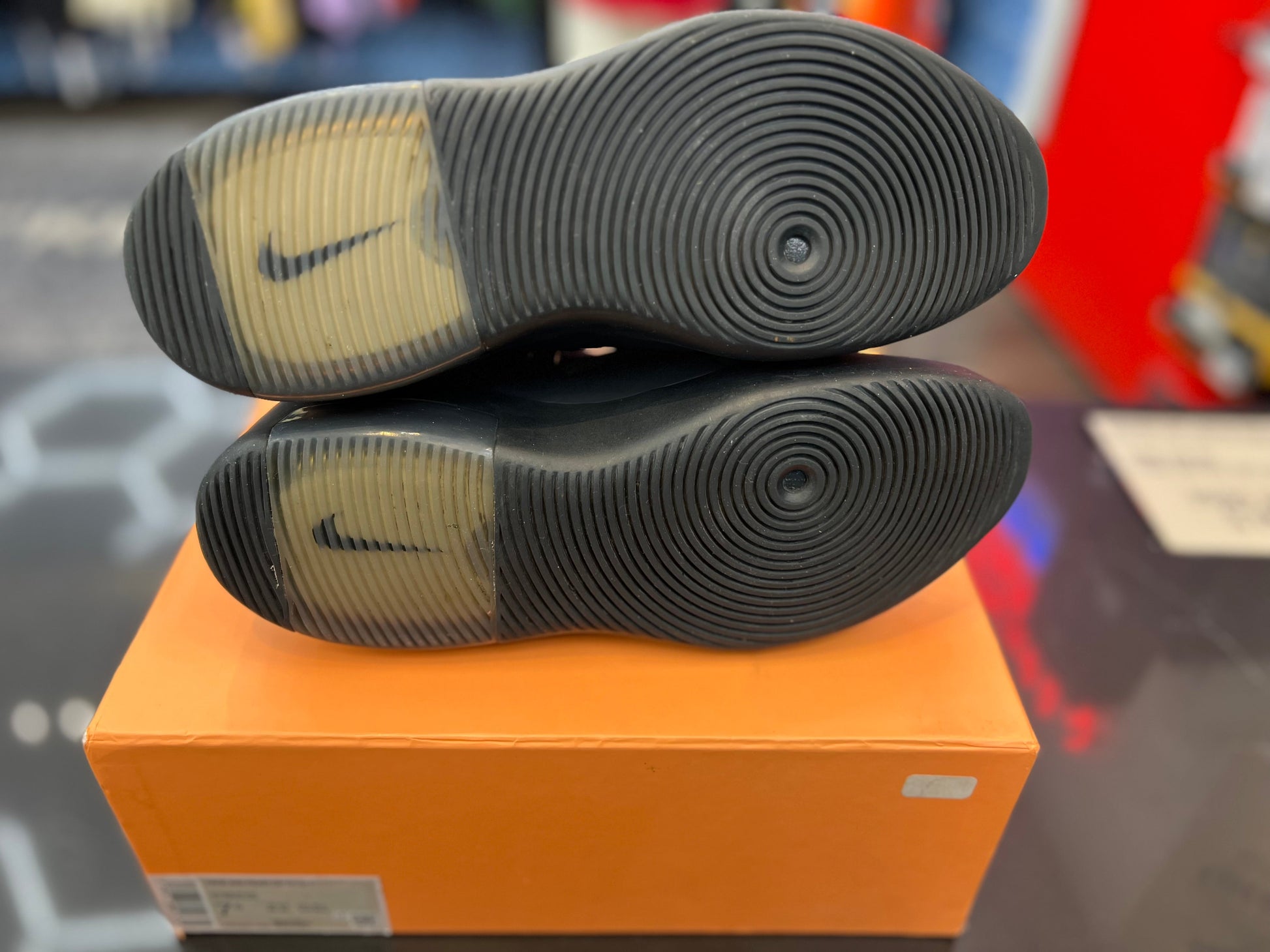 PRE OWNED Air Fear of God 1 "Triple Black"