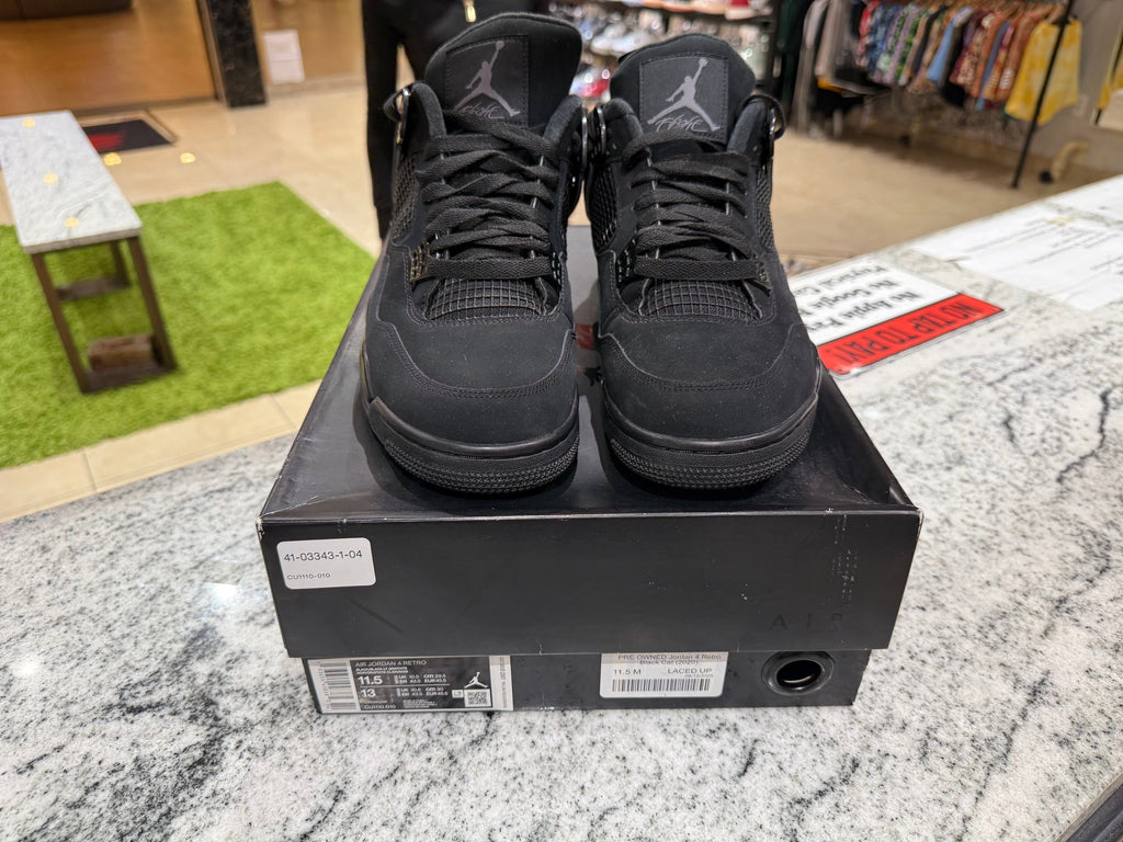 PRE OWNED Jordan 4 Retro Black Cat (2020)