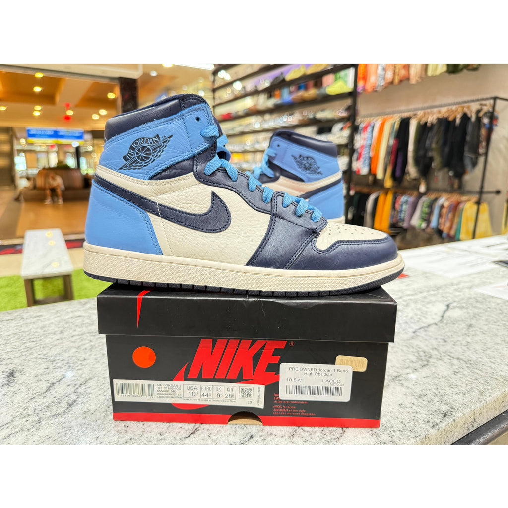 PRE OWNED Jordan 1 Retro High Obsidian