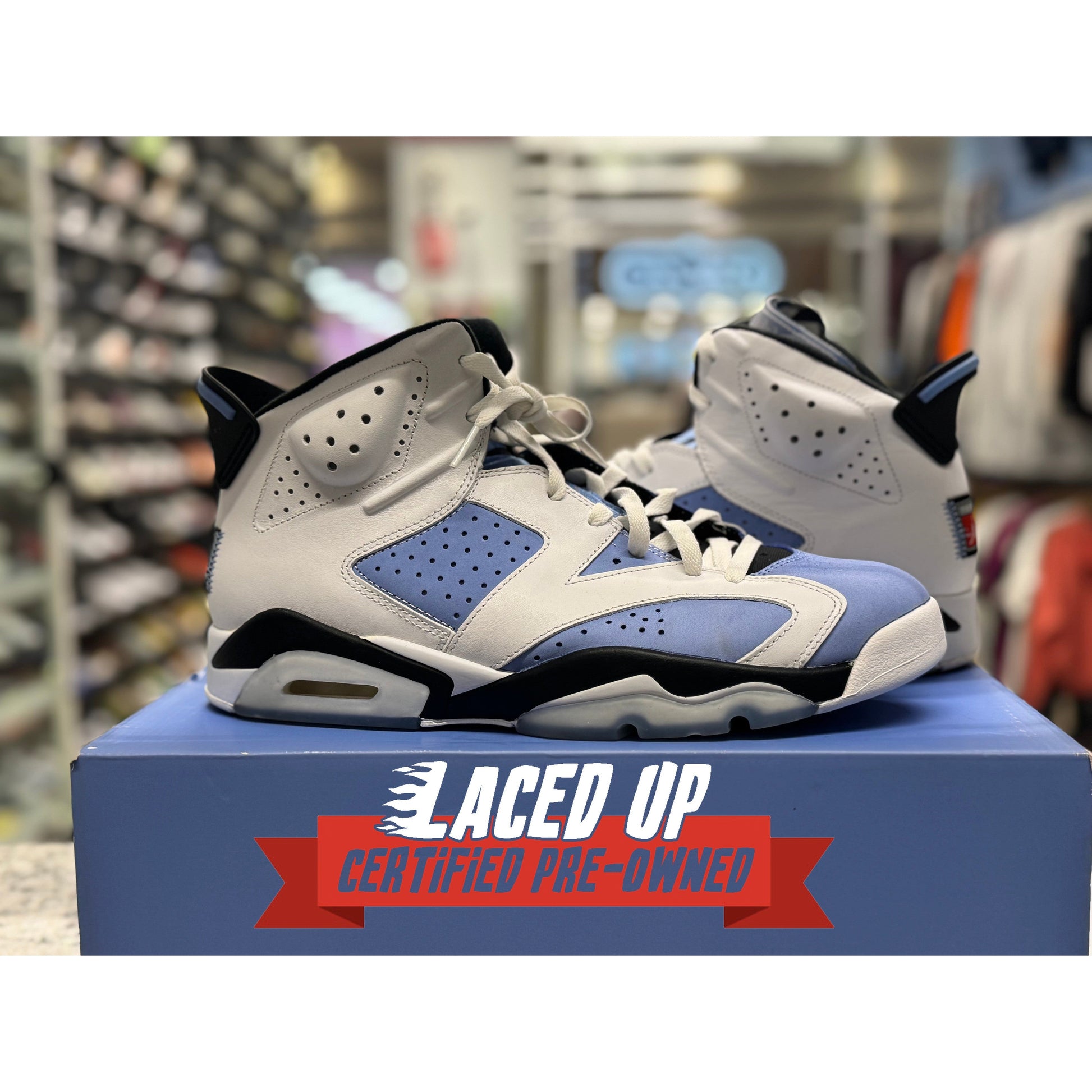 PRE OWNED Air Jordan Retro 6 "UNC"