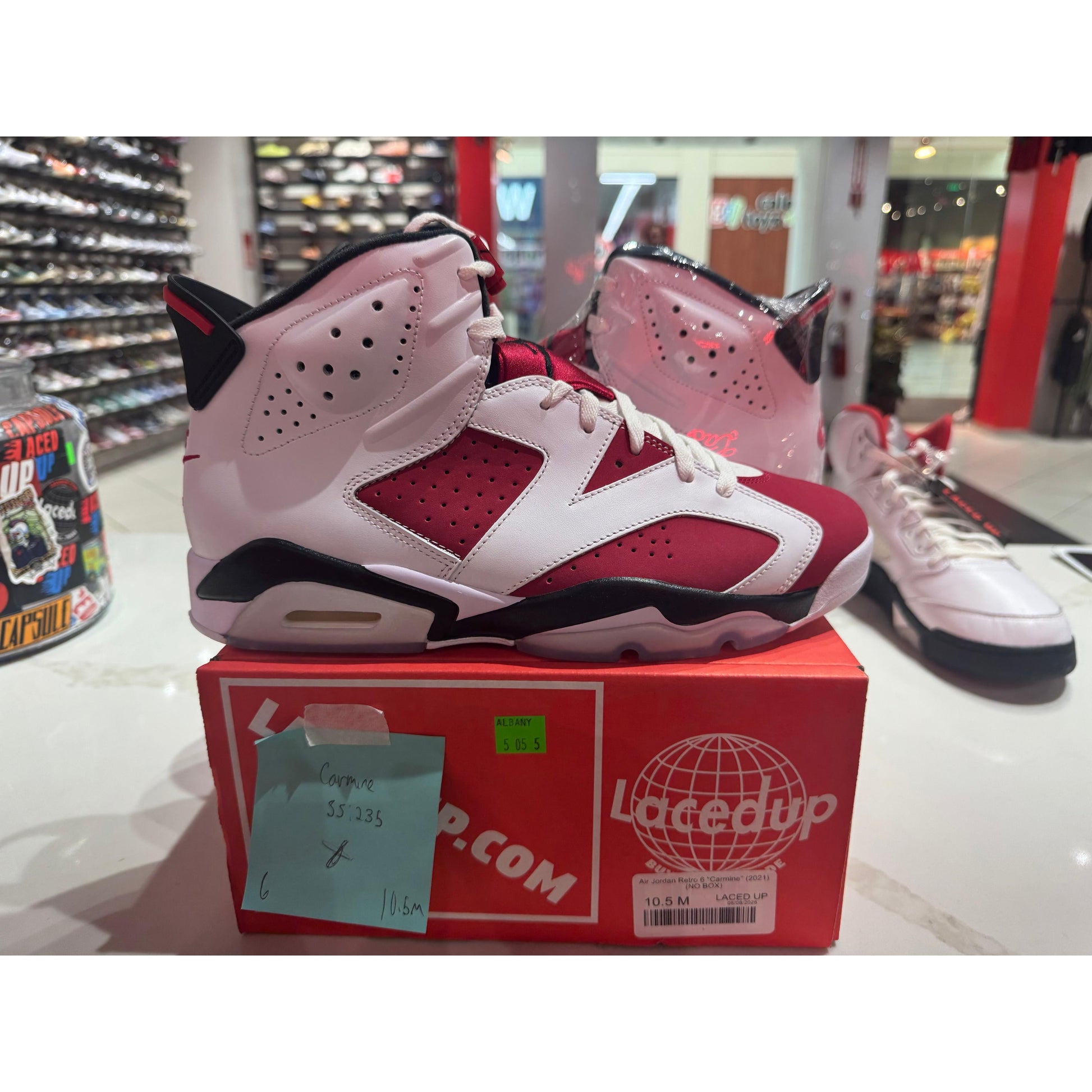 Air Jordan Retro 6 "Carmine" (2021) (NO BOX)