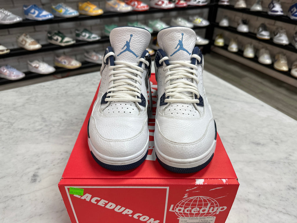 PRE OWNED Air Jordan Retro 4 Columbia (2015)