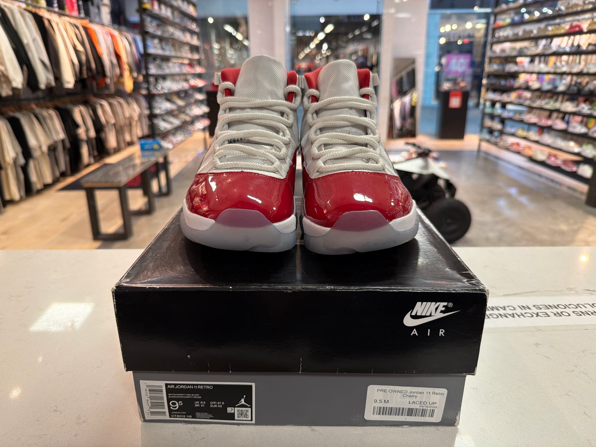 PRE OWNED Jordan 11 Retro Cherry