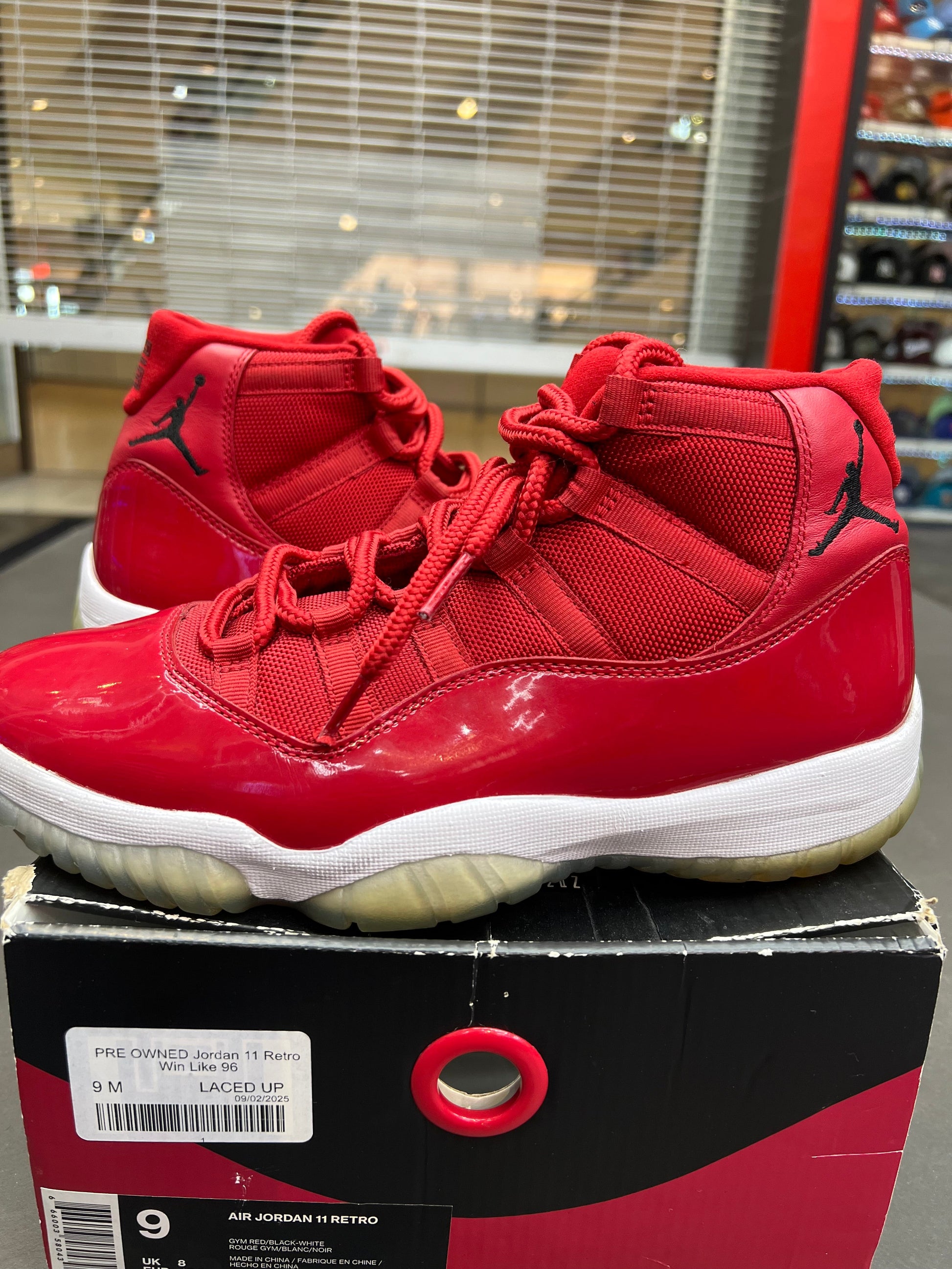 PRE OWNED Jordan 11 Retro Win Like 96