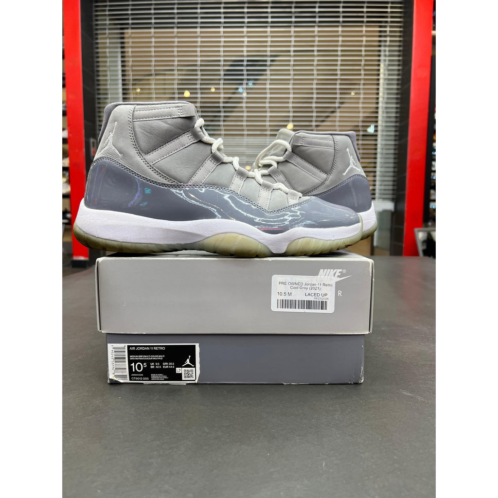 PRE OWNED Jordan 11 Retro Cool Grey (2021)