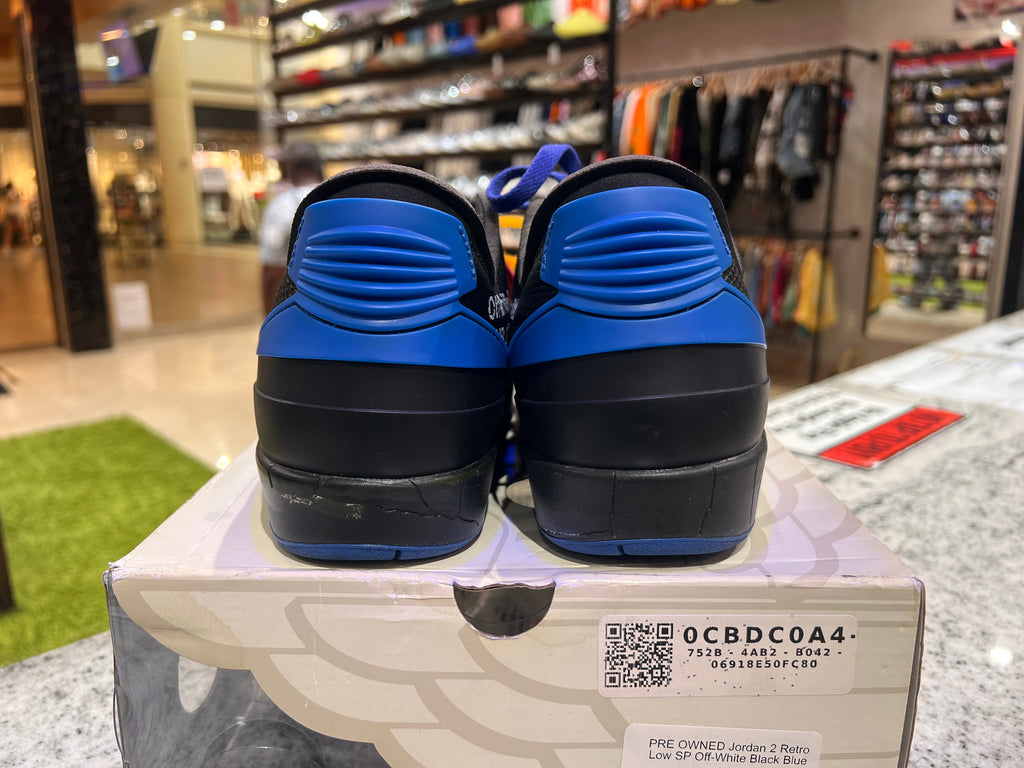 PRE OWNED Jordan 2 Retro Low SP Off-White Black Blue