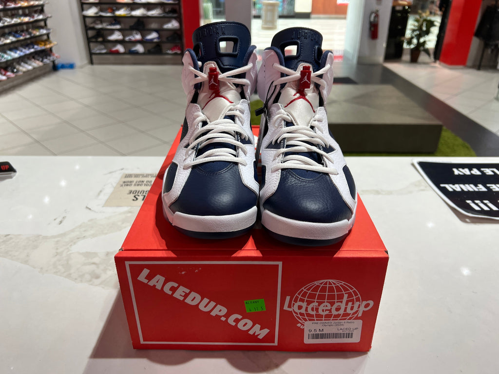 PRE OWNED Jordan 6 Retro Olympic (2024)