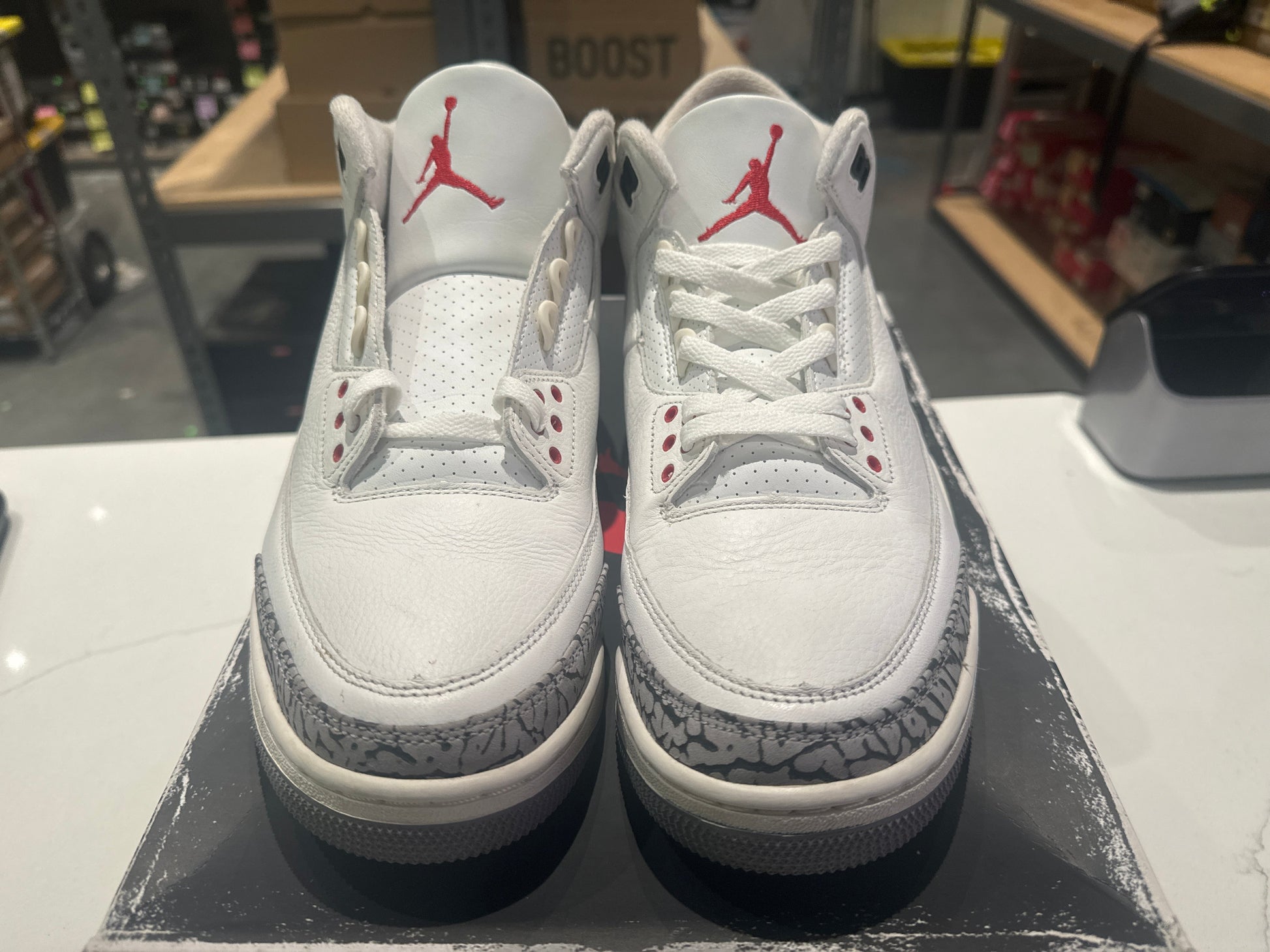 PRE OWNED Jordan 3 Retro White Cement Reimagined