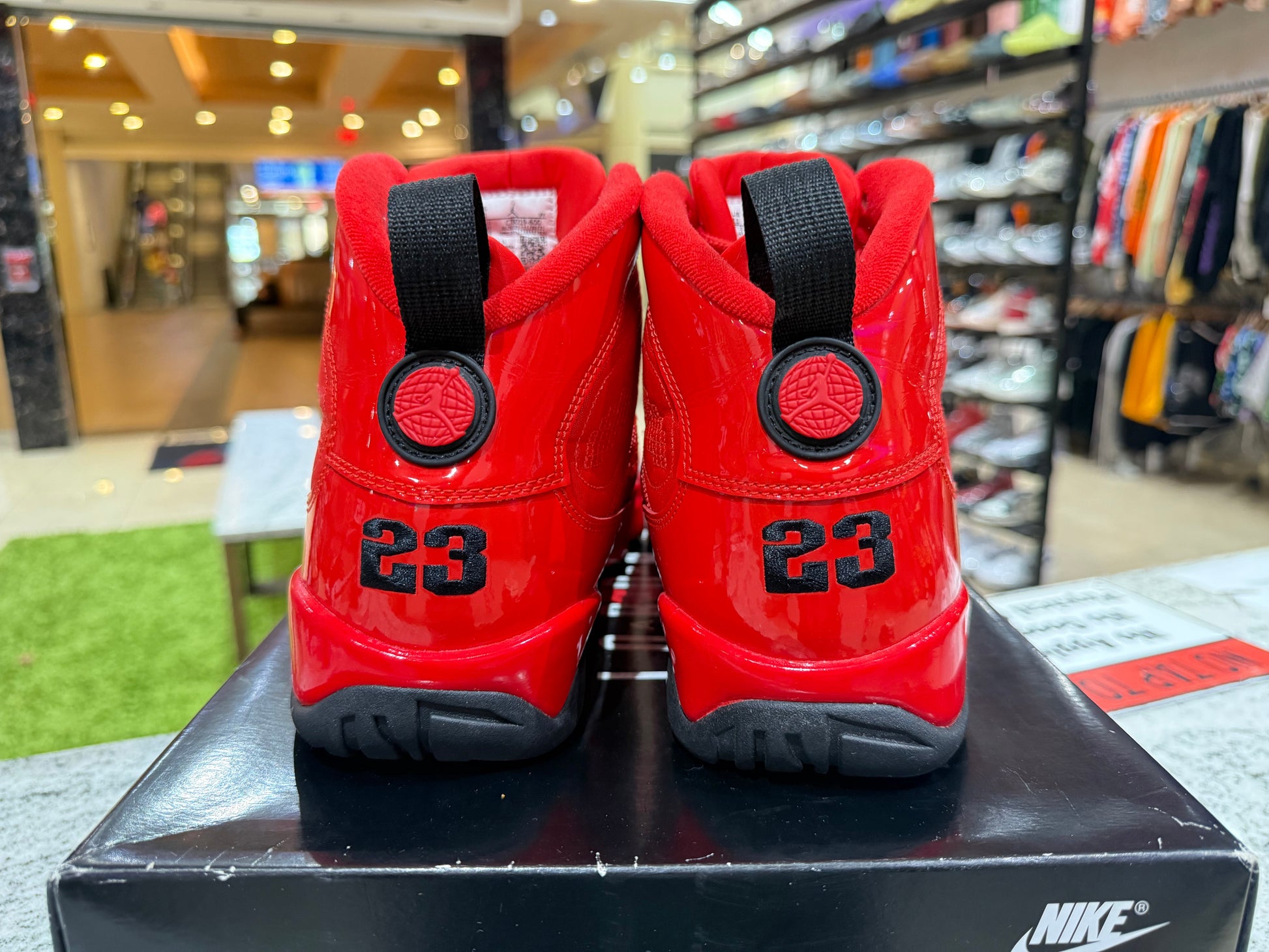 PRE OWNED Jordan 9 Retro Chile Red