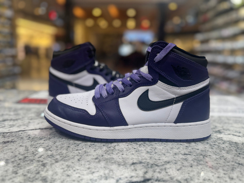 PRE OWNED Air Jordan Retro 1 “Court Purple” (GS)