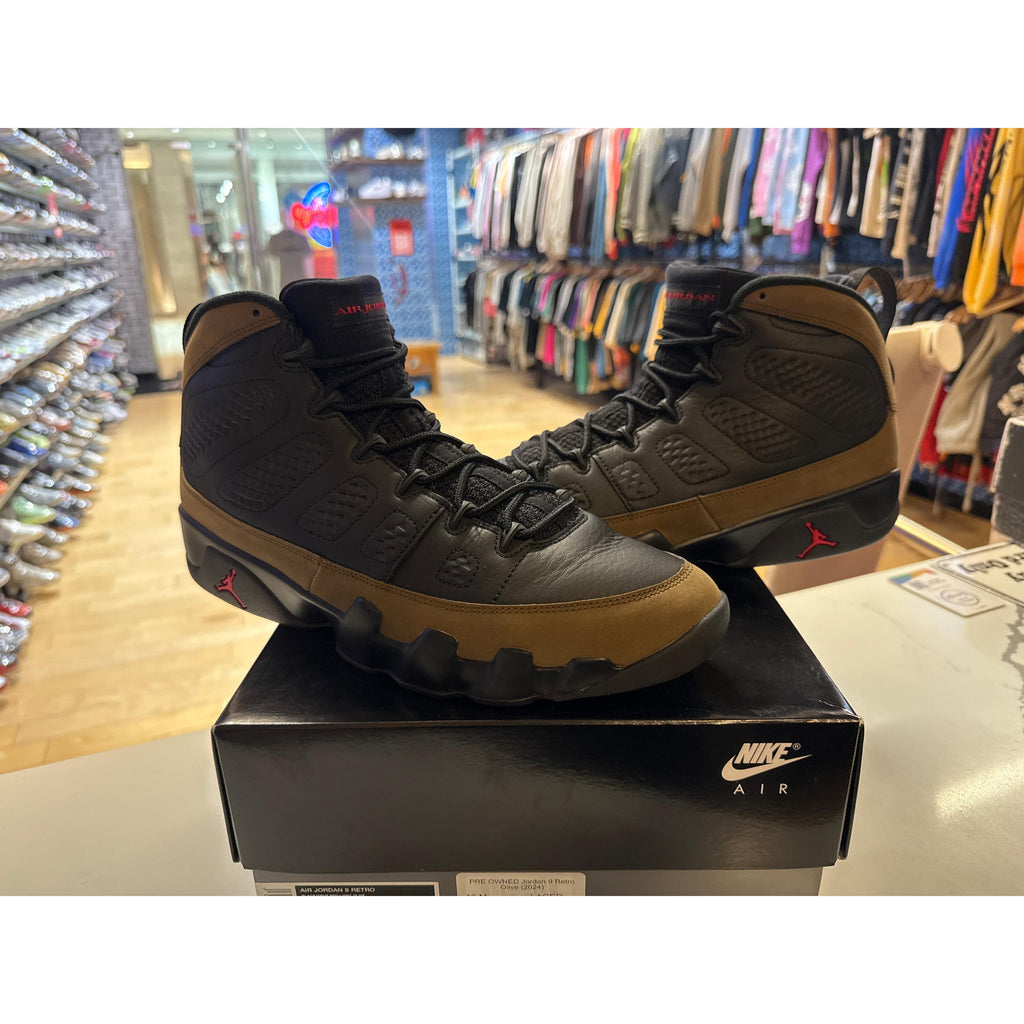 PRE OWNED Jordan 9 Retro Olive (2024)