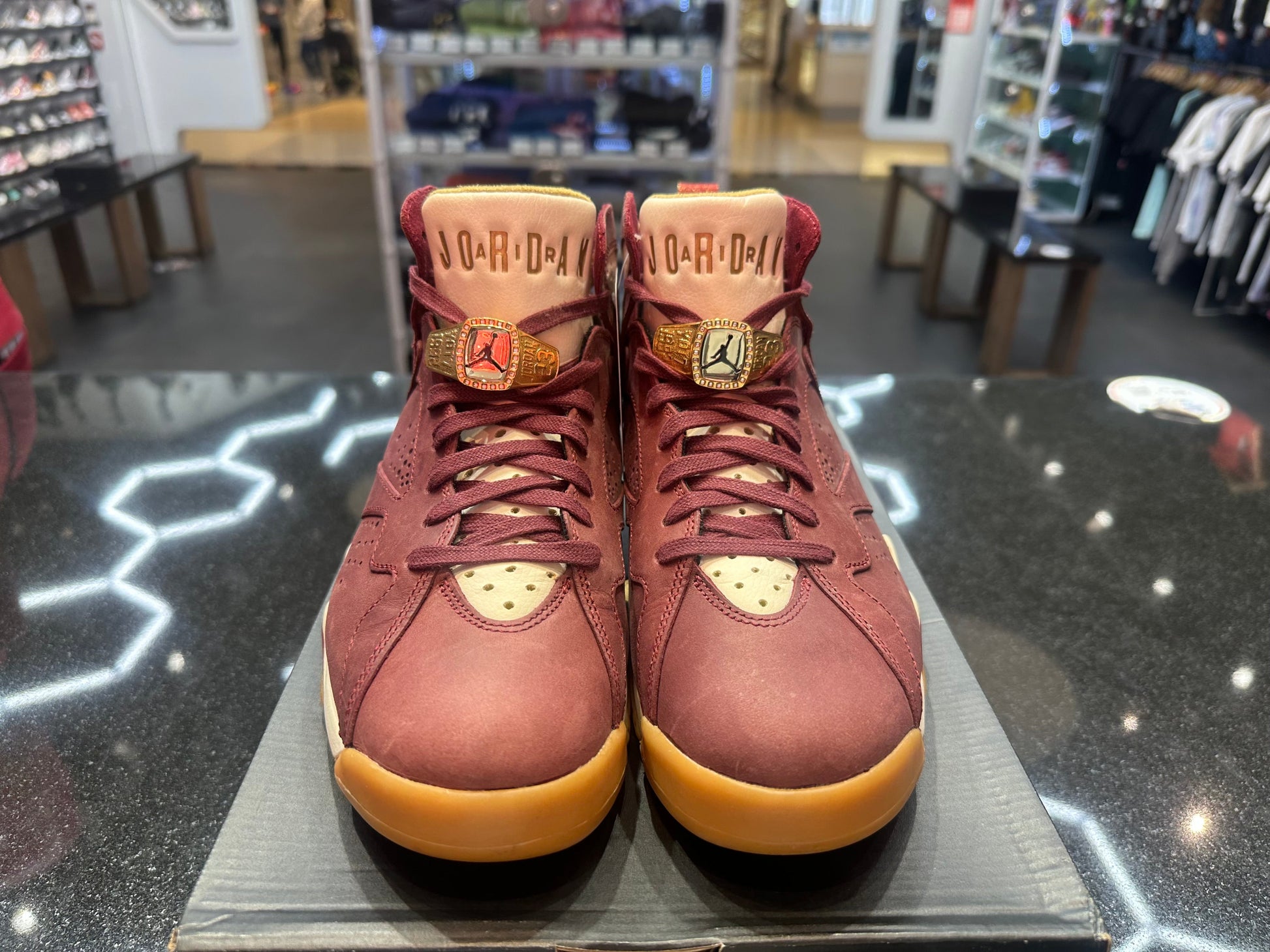 PRE OWNED Air Jordan Retro 7 Championship Pack Cigar