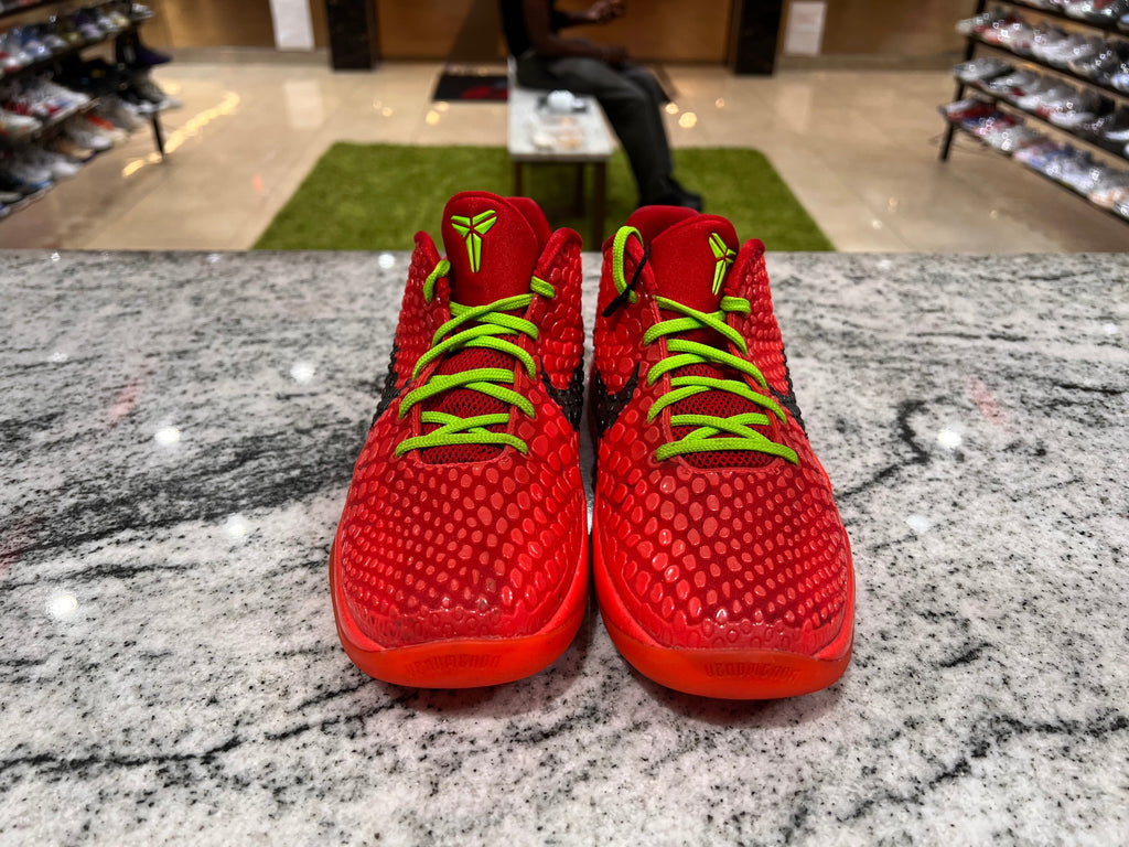 PRE OWNED Nike Kobe 6 Protro Reverse Grinch (GS)