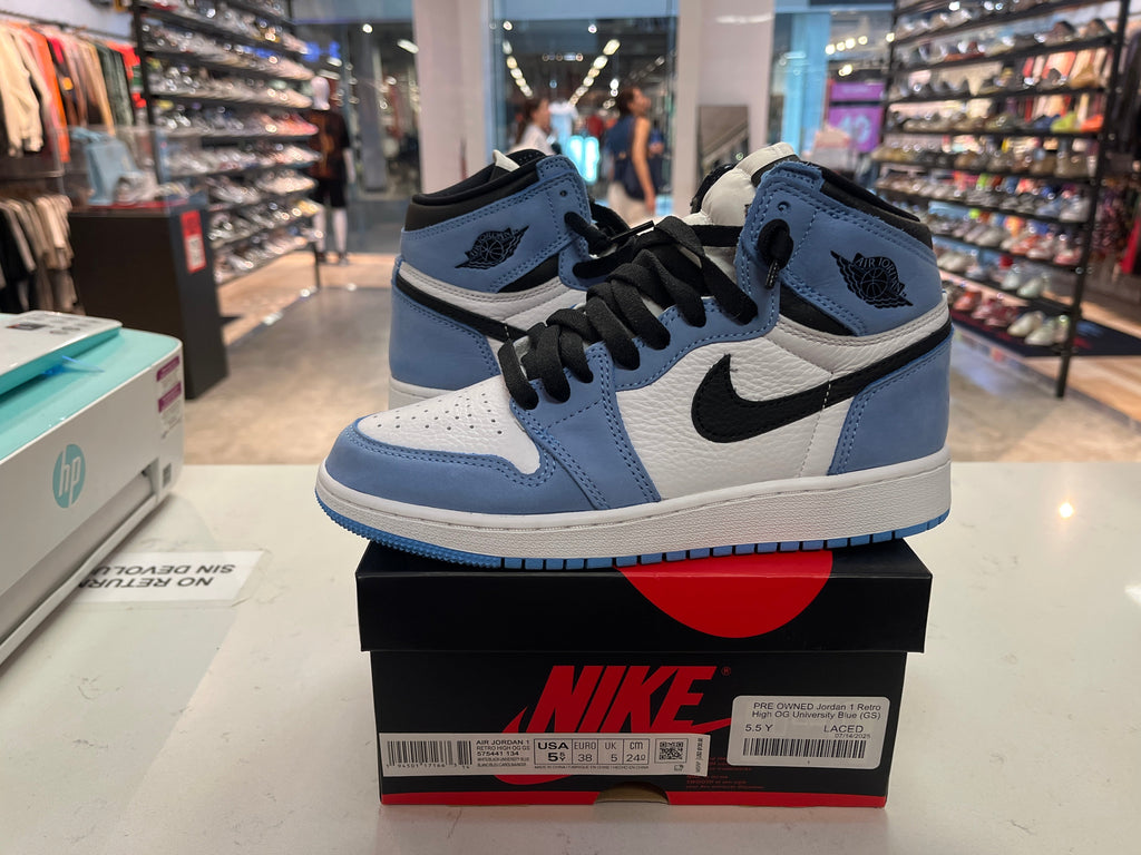 PRE OWNED Jordan 1 Retro High OG University Blue (GS)