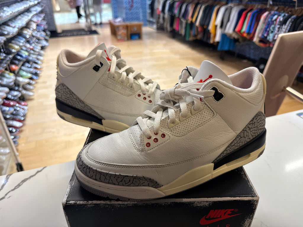 PRE OWNED Jordan 3 Retro White Cement Reimagined