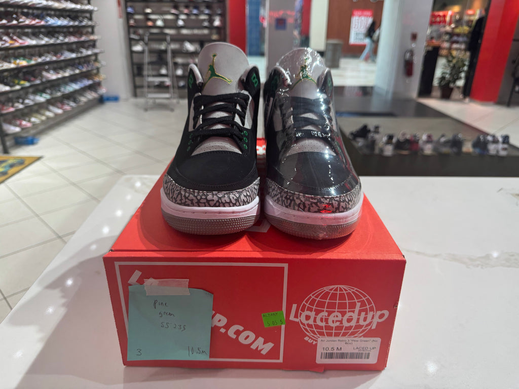 Air Jordan Retro 3 "Pine Green" (No Box)