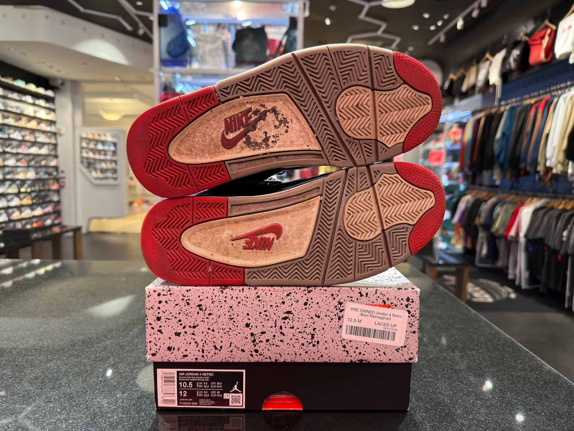 PRE OWNED Jordan 4 Retro Bred Reimagined
