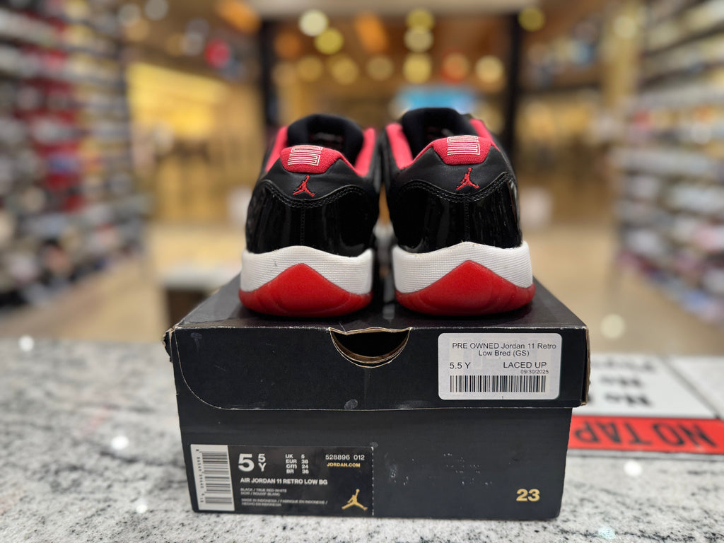 PRE OWNED Jordan 11 Retro Low Bred (GS)